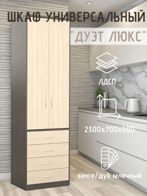 Шкаф универсальный Дуэт Люкс в Менделеевске - mendeleevsk.mebel24.online | фото 3