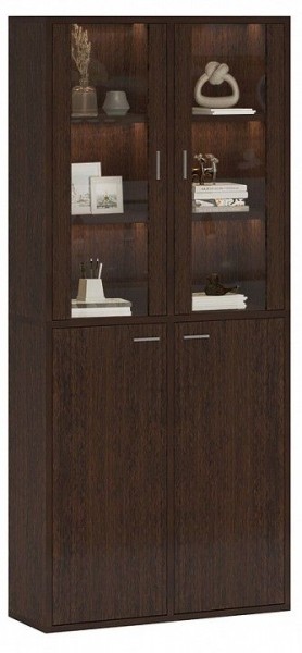 Шкаф-витрина Домино СУ(ш2в2)+2ФС+2ФГ в Менделеевске - mendeleevsk.mebel24.online | фото 3