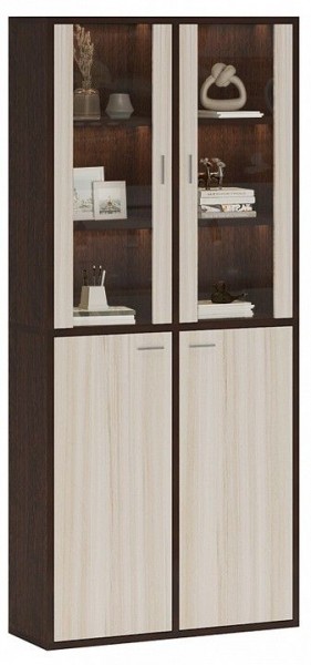 Шкаф-витрина Домино СУ(ш2в2)+2ФС+2ФГ в Менделеевске - mendeleevsk.mebel24.online | фото 2