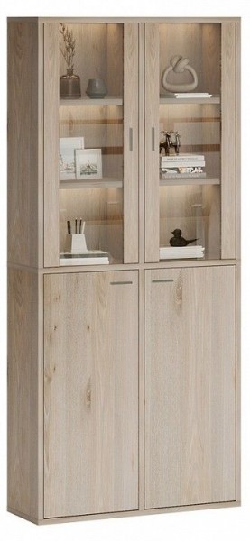 Шкаф-витрина Домино СУ(ш2в2)+2ФС+2ФГ в Менделеевске - mendeleevsk.mebel24.online | фото 2