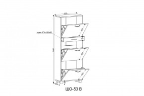 ШО-53 В тумба для обуви в Менделеевске - mendeleevsk.mebel24.online | фото 3