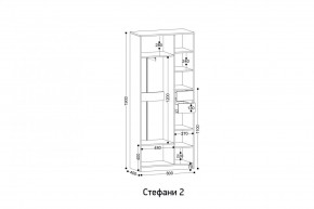 СТЕФАНИ-2 Шкаф в Менделеевске - mendeleevsk.mebel24.online | фото 2