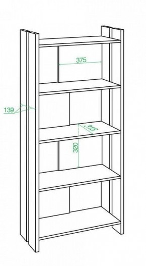 Стеллаж Домино Лайт СТЛ-ОВ в Менделеевске - mendeleevsk.mebel24.online | фото 3