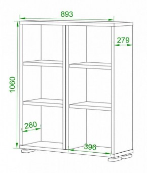 Стеллаж Домино нельсон ПУ-50-1 в Менделеевске - mendeleevsk.mebel24.online | фото 2