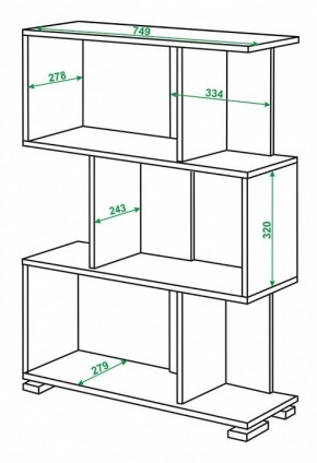 Стеллаж Домино нельсон СЛ-5-3 в Менделеевске - mendeleevsk.mebel24.online | фото 2