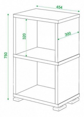 Стеллаж Домино СБ-15/2 в Менделеевске - mendeleevsk.mebel24.online | фото 2