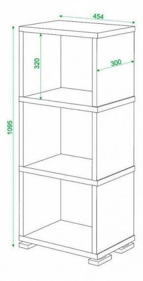 Стеллаж Домино СБ-15/3 в Менделеевске - mendeleevsk.mebel24.online | фото 2