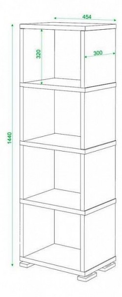 Стеллаж Домино СБ-15/4 в Менделеевске - mendeleevsk.mebel24.online | фото 3