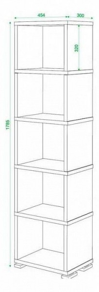 Стеллаж Домино СБ-15/5 в Менделеевске - mendeleevsk.mebel24.online | фото 3