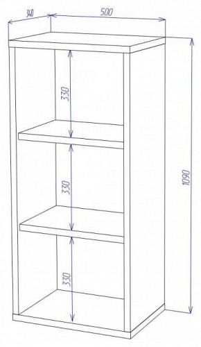 Стеллаж Домино СУ(ш1в1) в Менделеевске - mendeleevsk.mebel24.online | фото 2