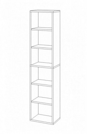 Стеллаж-колонка Домино СУ(ш1в2) в Менделеевске - mendeleevsk.mebel24.online | фото 3