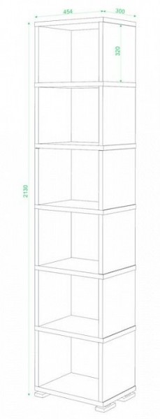 Стеллаж-колонка СБ-15/6 в Менделеевске - mendeleevsk.mebel24.online | фото 2