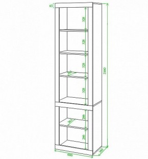 Стеллаж комбинированный Toivo ВтВ в Менделеевске - mendeleevsk.mebel24.online | фото 2