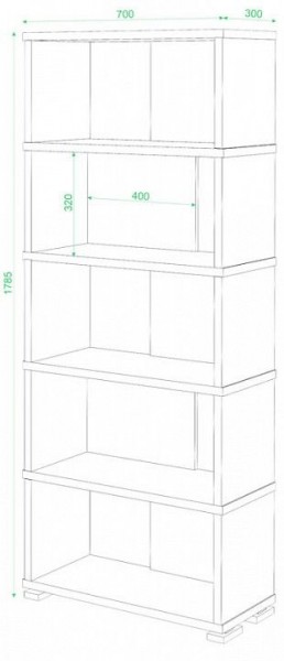 Стеллаж СБ-10/5 в Менделеевске - mendeleevsk.mebel24.online | фото 2