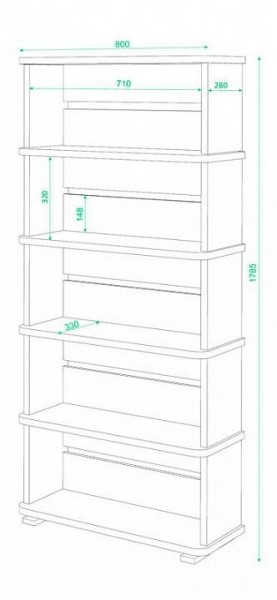 Стеллаж СБ-25/5 в Менделеевске - mendeleevsk.mebel24.online | фото 2