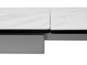 Стол BELLUNO 160 MARBLES KL-99 Белый мрамор матовый, итальянская керамика/ белый каркас, ®DISAUR в Менделеевске - mendeleevsk.mebel24.online | фото 9