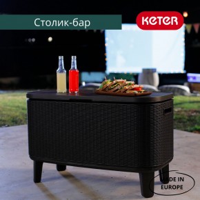 Стол Беви Бар (Bevy Bar Large Cool Bar), коричневый в Менделеевске - mendeleevsk.mebel24.online | фото 4