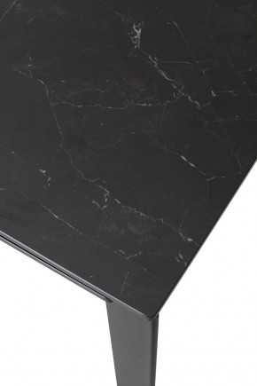 Стол CORNER 120 MATT BLACK MARBLE SOLID CERAMIC / BLACK, ®DISAUR в Менделеевске - mendeleevsk.mebel24.online | фото 5