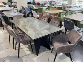 Стол IVAR 180 MARBLES KL-80 Серый мрамор, итальянская керамика, ®DISAUR в Менделеевске - mendeleevsk.mebel24.online | фото 11