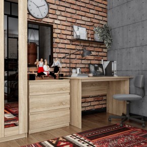 Стол КАСТОР письменный 120х65, цвет Дуб Сонома в Менделеевске - mendeleevsk.mebel24.online | фото 3