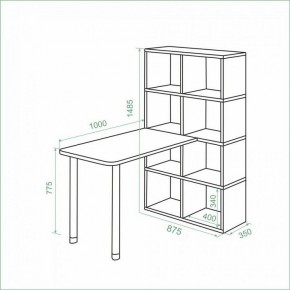 Стол компьютерный Bartolo в Менделеевске - mendeleevsk.mebel24.online | фото 2