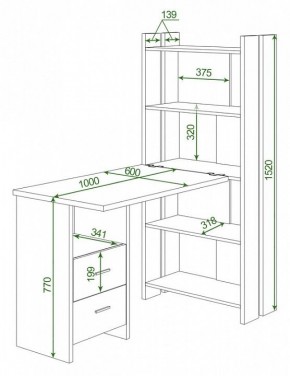 Стол компьютерный Домино Lite СТЛ-ОВ+С100Р в Менделеевске - mendeleevsk.mebel24.online | фото 2