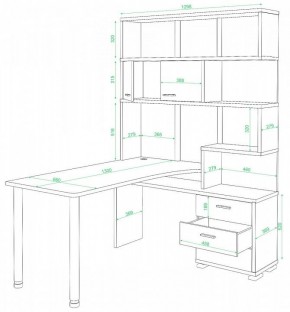 Стол компьютерный Домино нельсон СР-420/130 в Менделеевске - mendeleevsk.mebel24.online | фото 2