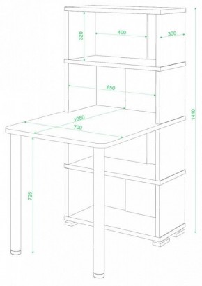 Стол компьютерный Домино СБ-10М/4 в Менделеевске - mendeleevsk.mebel24.online | фото 2