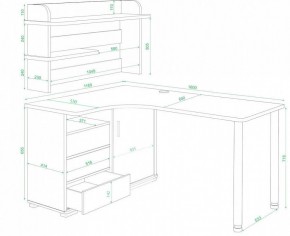 Стол компьютерный Домино СР-145М в Менделеевске - mendeleevsk.mebel24.online | фото 2