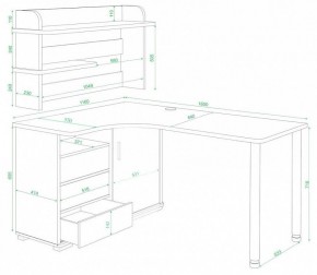 Стол компьютерный Домино СР-145М в Менделеевске - mendeleevsk.mebel24.online | фото 3