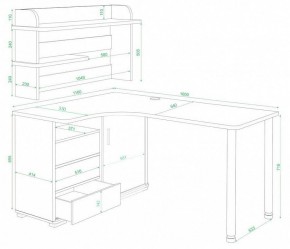 Стол компьютерный Домино СР-145М в Менделеевске - mendeleevsk.mebel24.online | фото 2