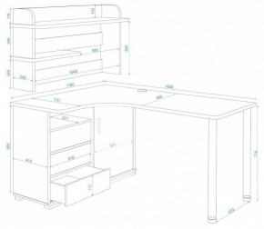 Стол компьютерный Домино СР-145М в Менделеевске - mendeleevsk.mebel24.online | фото 2