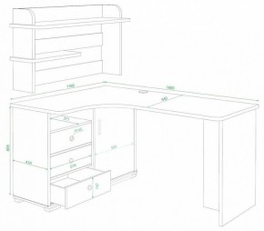 Стол компьютерный Домино СР-165 в Менделеевске - mendeleevsk.mebel24.online | фото 2