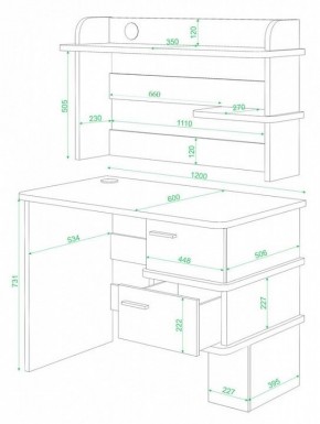 Стол компьютерный СД-15 в Менделеевске - mendeleevsk.mebel24.online | фото 2