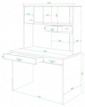 Стол компьютерный СК-60 в Менделеевске - mendeleevsk.mebel24.online | фото 2