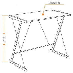 Стол компьютерный WD-09 в Менделеевске - mendeleevsk.mebel24.online | фото 6