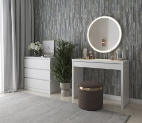 Стол косметический Энкель 100 белый в Менделеевске - mendeleevsk.mebel24.online | фото 4