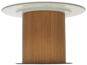 Стол MESA D120 цвет БЕЛЫЙ МРАМОР M326 / Каркас OAK, ®DISAUR в Менделеевске - mendeleevsk.mebel24.online | фото 8