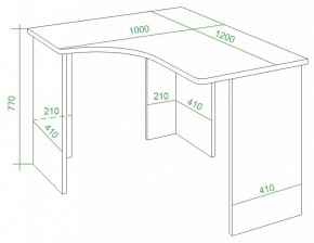 Стол письменный Домино Lite СКЛ-Угл120 в Менделеевске - mendeleevsk.mebel24.online | фото 2