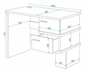 Стол письменный Домино СД-15С в Менделеевске - mendeleevsk.mebel24.online | фото 3