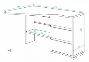 Стол письменный Домино СР-322С в Менделеевске - mendeleevsk.mebel24.online | фото 2