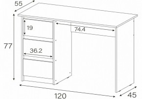 Стол письменный Идена в Менделеевске - mendeleevsk.mebel24.online | фото 4