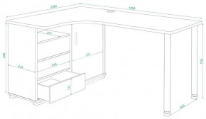 Стол письменный СР-145СМ в Менделеевске - mendeleevsk.mebel24.online | фото 2