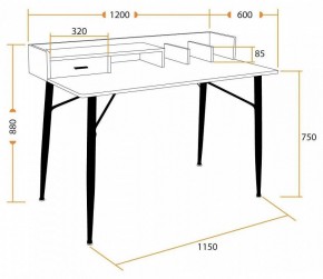 Стол письменный WD-13 в Менделеевске - mendeleevsk.mebel24.online | фото