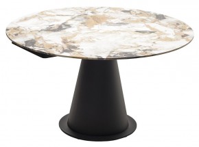 Стол TERAMO 135 GLOSS GRAND JADE SOLID CERAMIC, керамика, поворотн.механизм / Черный каркас, ®DISAUR в Менделеевске - mendeleevsk.mebel24.online | фото 15