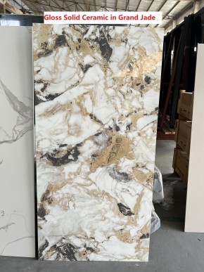 Стол TERAMO 135 GLOSS GRAND JADE SOLID CERAMIC, керамика, поворотн.механизм / Черный каркас, ®DISAUR в Менделеевске - mendeleevsk.mebel24.online | фото 7