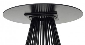 Стол TERNI 120 MATT BLACK MARBLE SOLID CERAMIC Черный мрамор матовый, керамика /Черн.каркас, ®DISAUR в Менделеевске - mendeleevsk.mebel24.online | фото 6