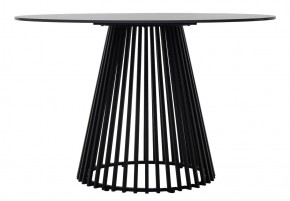 Стол TERNI 120 MATT BLACK MARBLE SOLID CERAMIC Черный мрамор матовый, керамика /Черн.каркас, ®DISAUR в Менделеевске - mendeleevsk.mebel24.online | фото 7