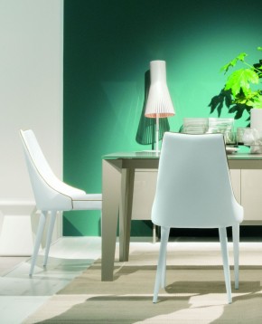 Стул CLARA 40.11 (TR505 white with sand cordonet, экокожа) в Менделеевске - mendeleevsk.mebel24.online | фото 2