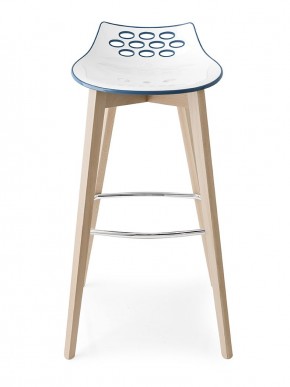 Стул JAM W CB/1487, ash.P12 smoke/ P799-P12P WHITE/ GLOSSY SKY BLUE в Менделеевске - mendeleevsk.mebel24.online | фото